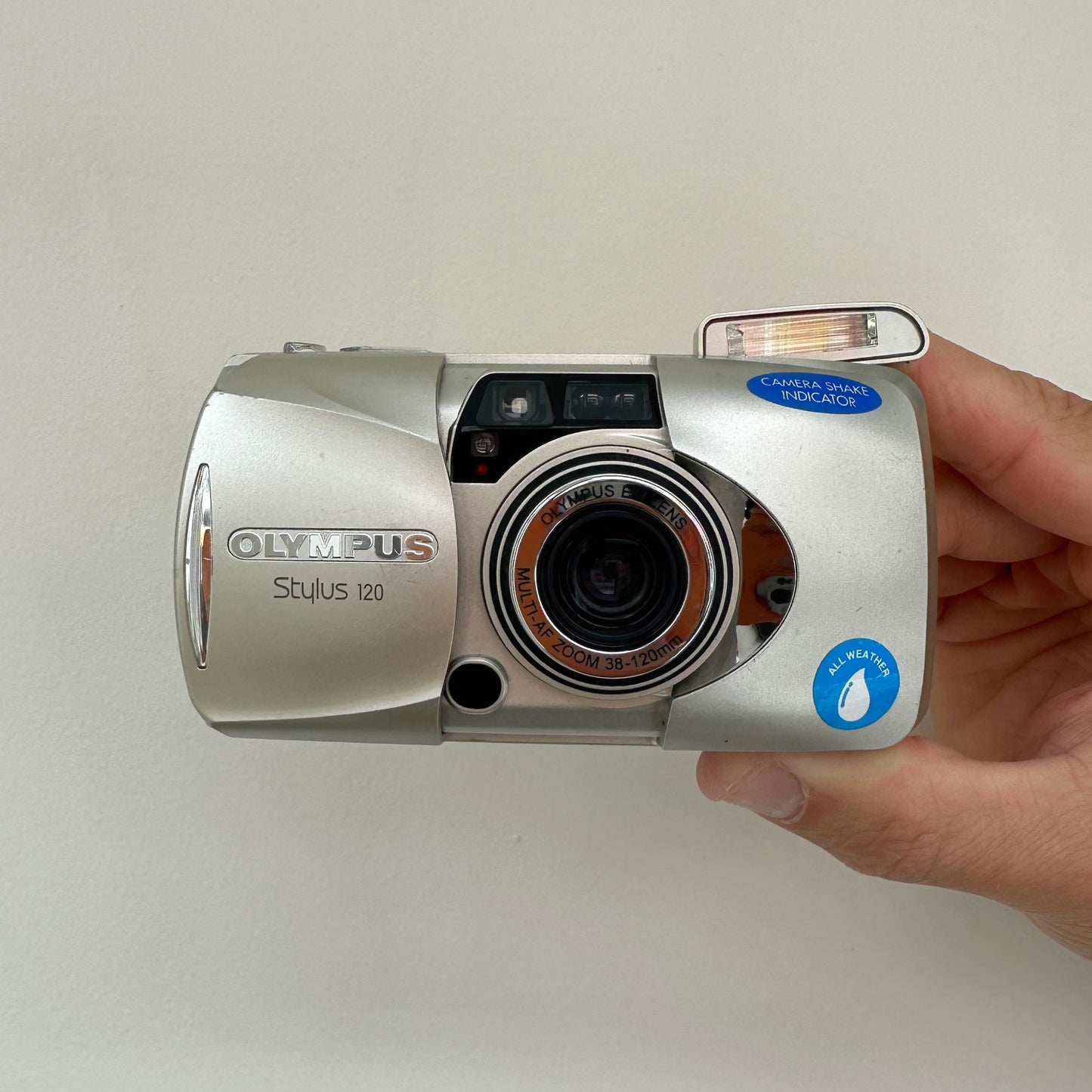 Olympus Stylus 120 Film Camera Open